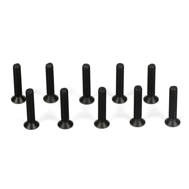 TLR Flathead Screw, M3 x 16mm (10)