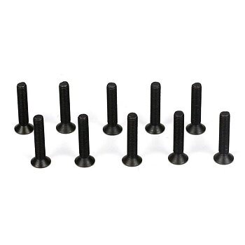 TLR Flathead Screw, M3 x 16mm (10)