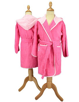 Barnbadrock med namn, Pink/Rosa