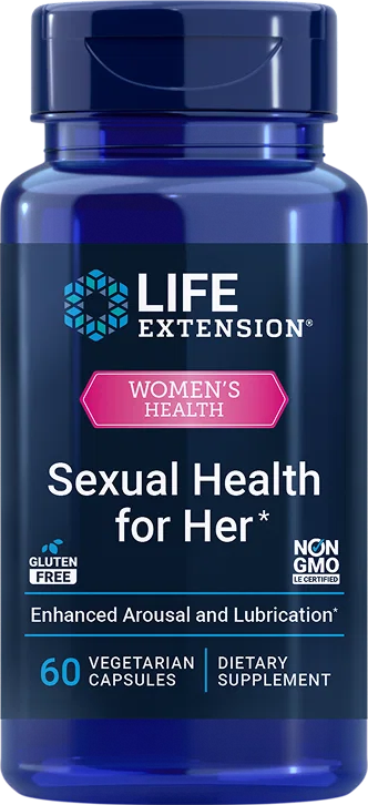 Life Extension Sexual Health for Her – Kvinnlig Vitalitet (60 kap)