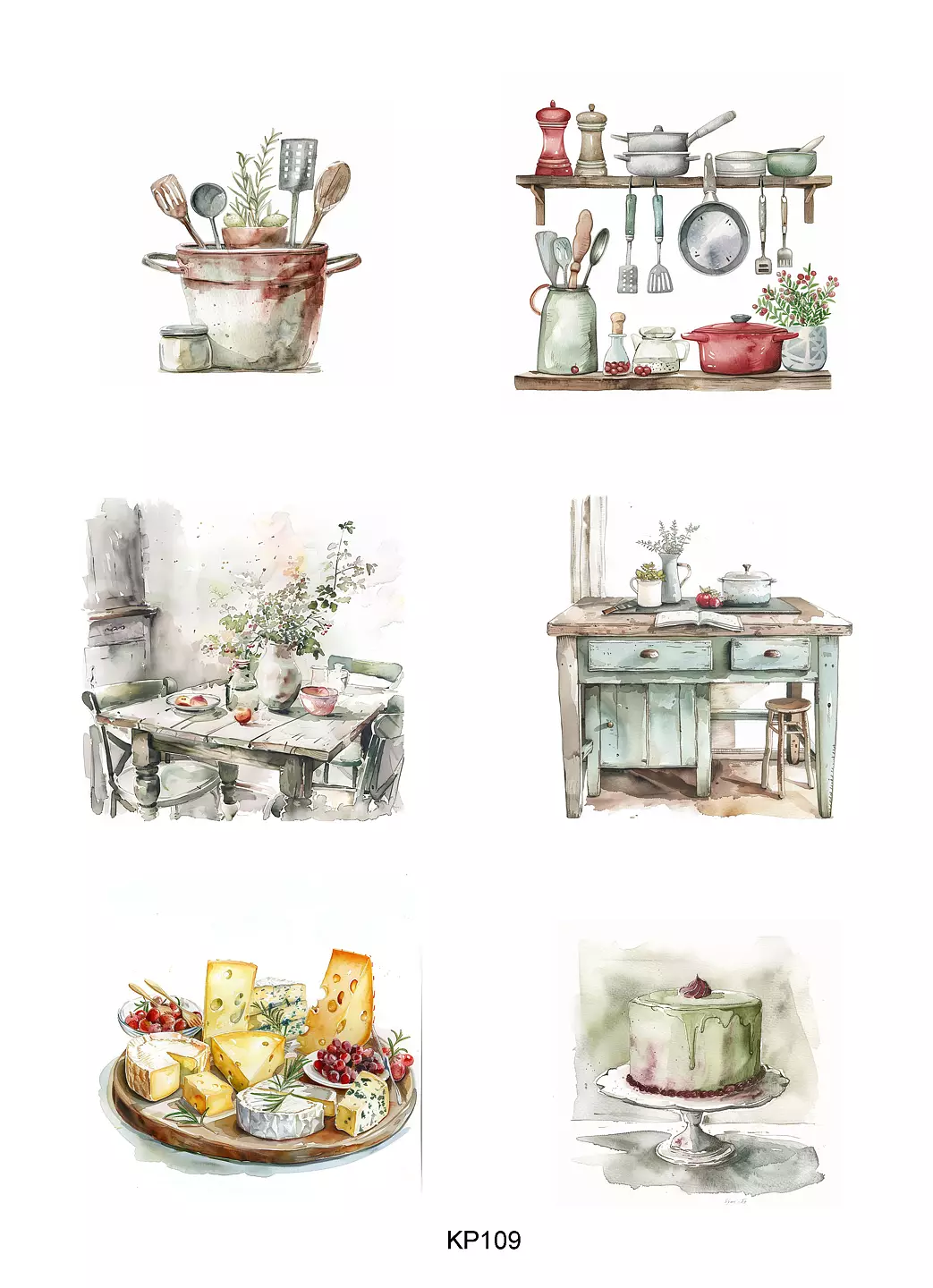 Reprint Klippark A4 0109 -Kitchen