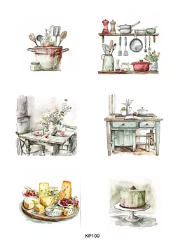 Reprint Klippark A4 0109 -Kitchen