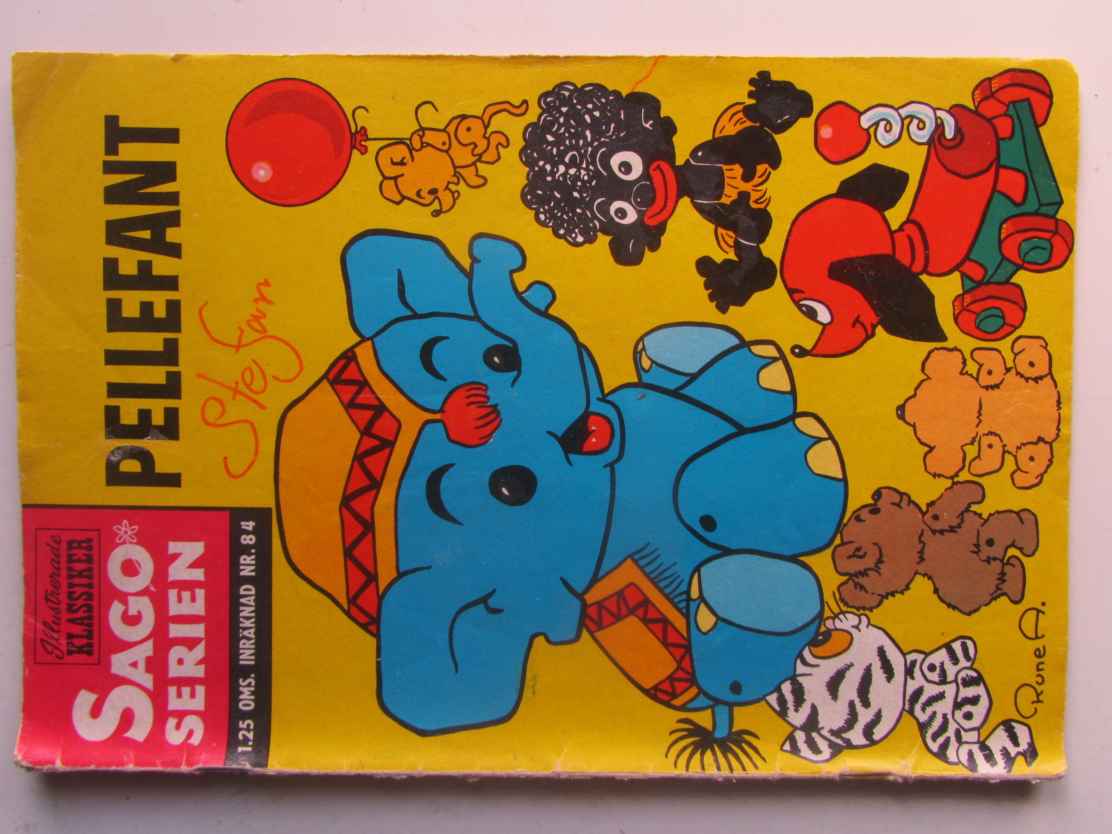 Sagoserien Illustrerade Klassiker 084 Pellefant 1:a uppl Vg