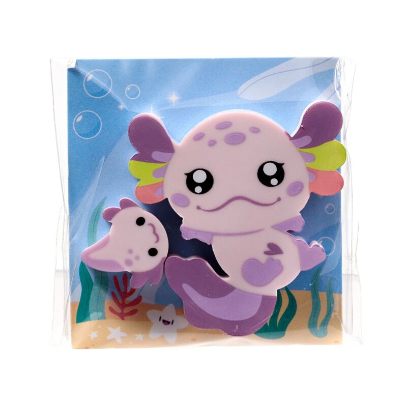 Axolotl (Salamander) 2-Pack Suddgummiset - 6