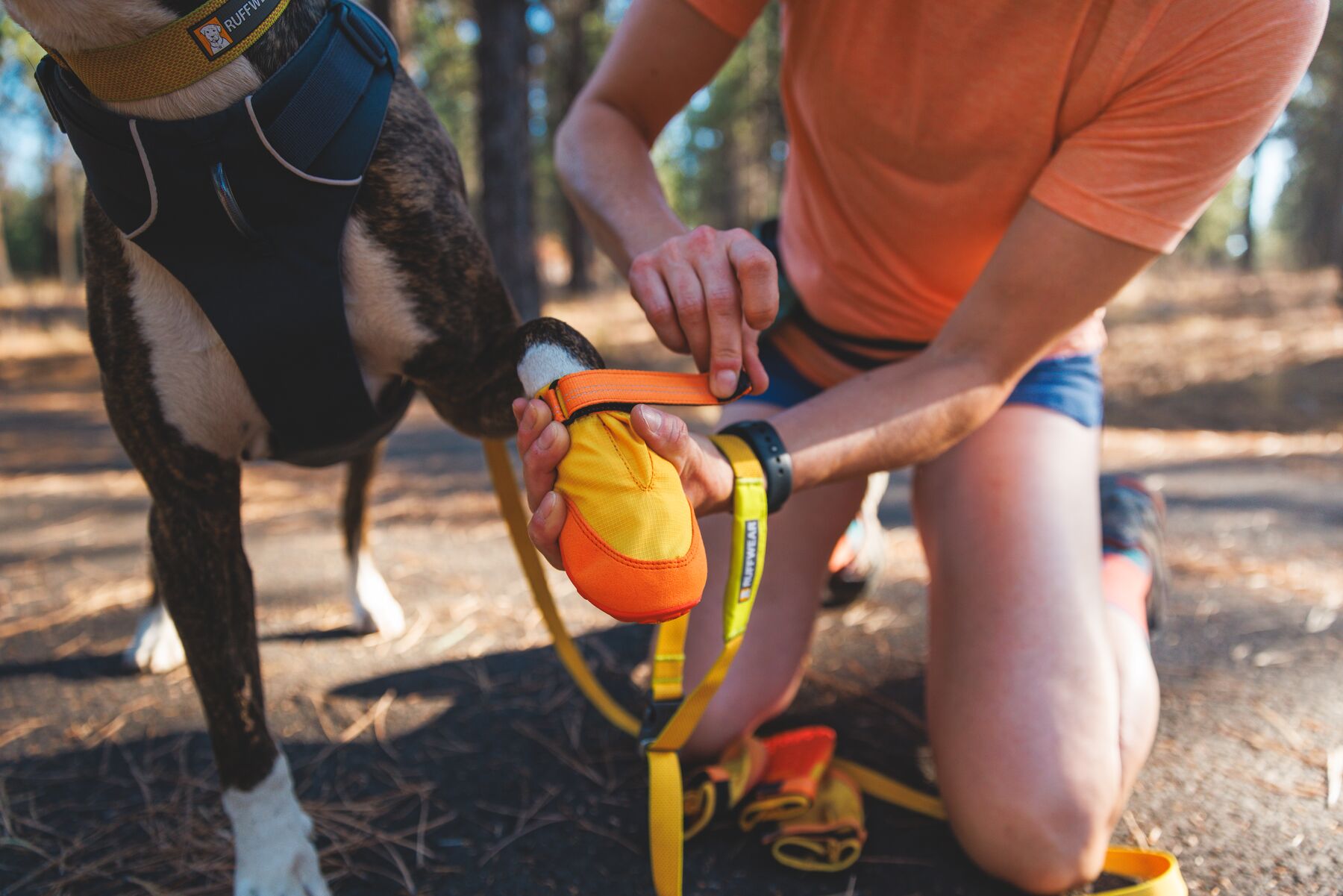 Ruffwear Summit Trex Shoes  - Sunrise Yellow - 5