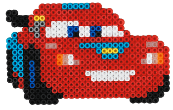 HAMA  Pärlor, Disney Cars Blister