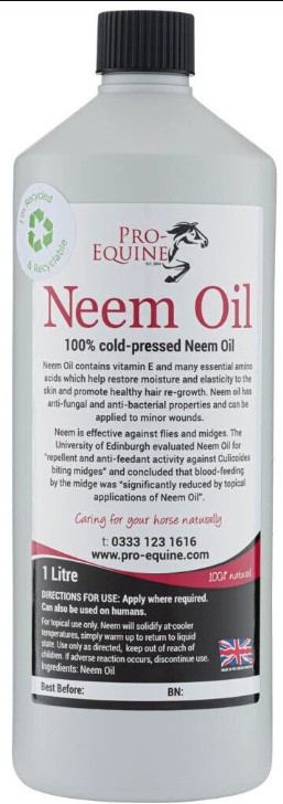 Pro-Equine Ren kallpressad neem olja  - 2