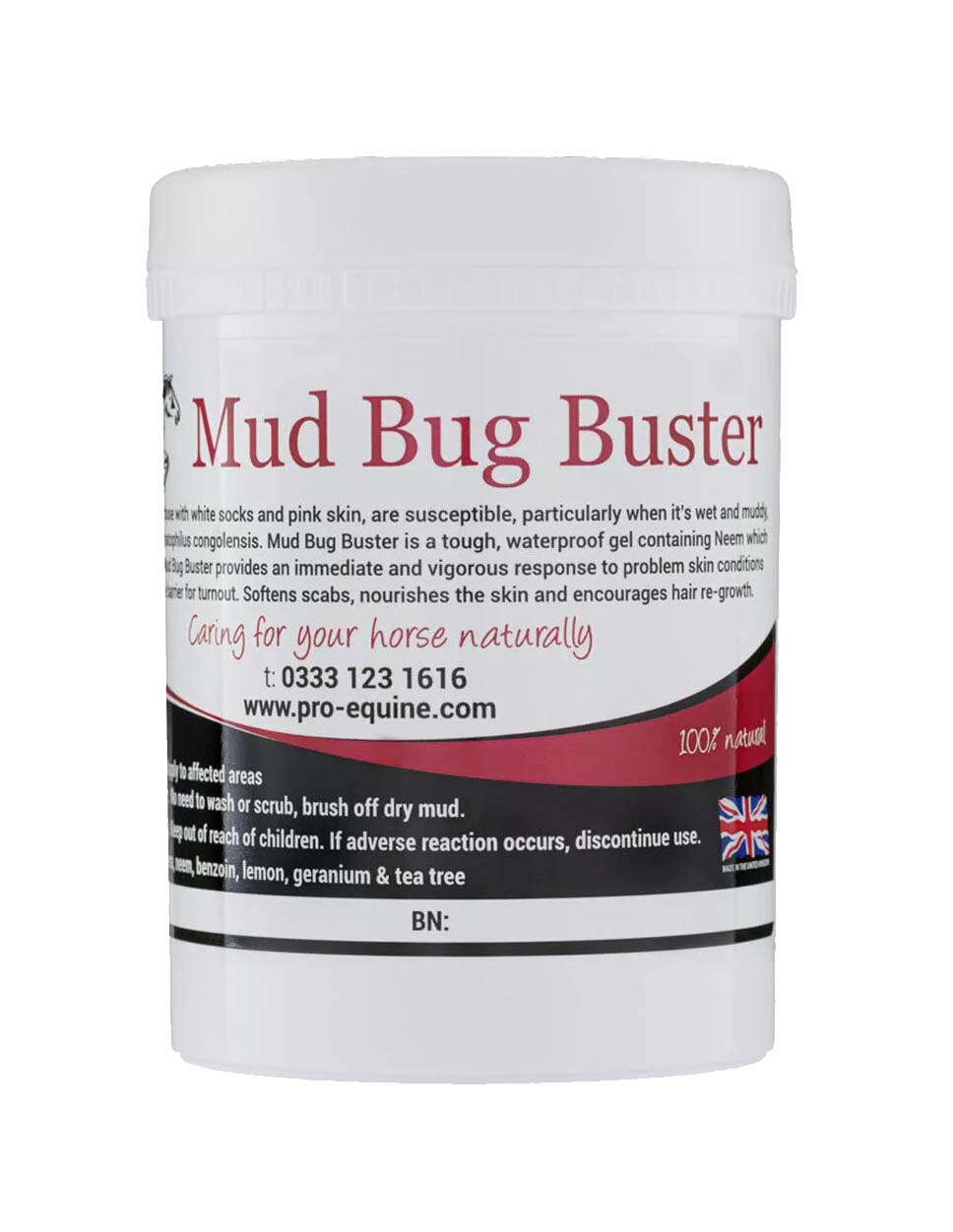 Pro-Equine Mud Bug Buster Waterproof Neem Paste 