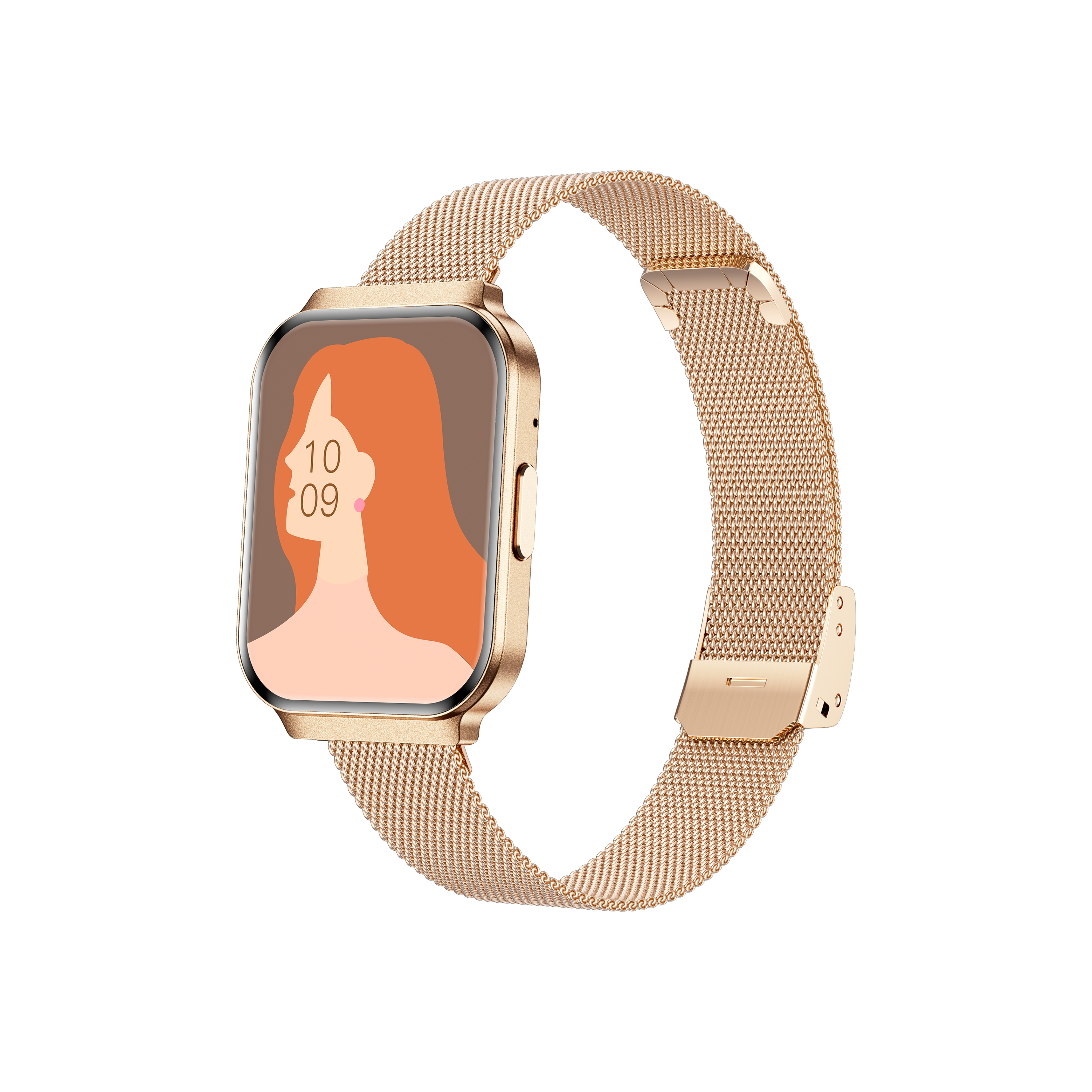 Philippe Palmer Smart Watch LP79 Ultra Thin Gold Mesh