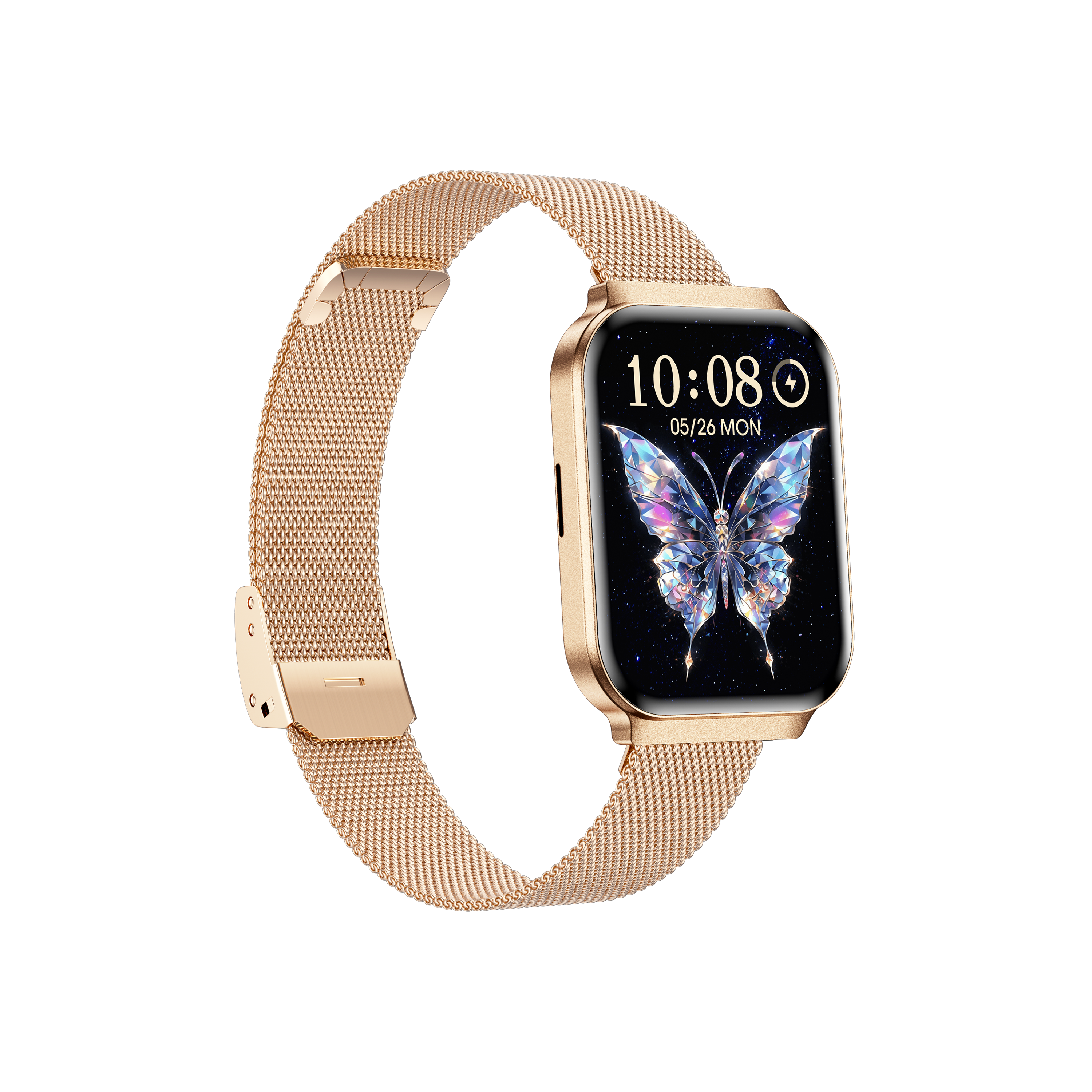 Philippe Palmer Smart Watch LP79 Ultra Thin Gold Mesh - 6