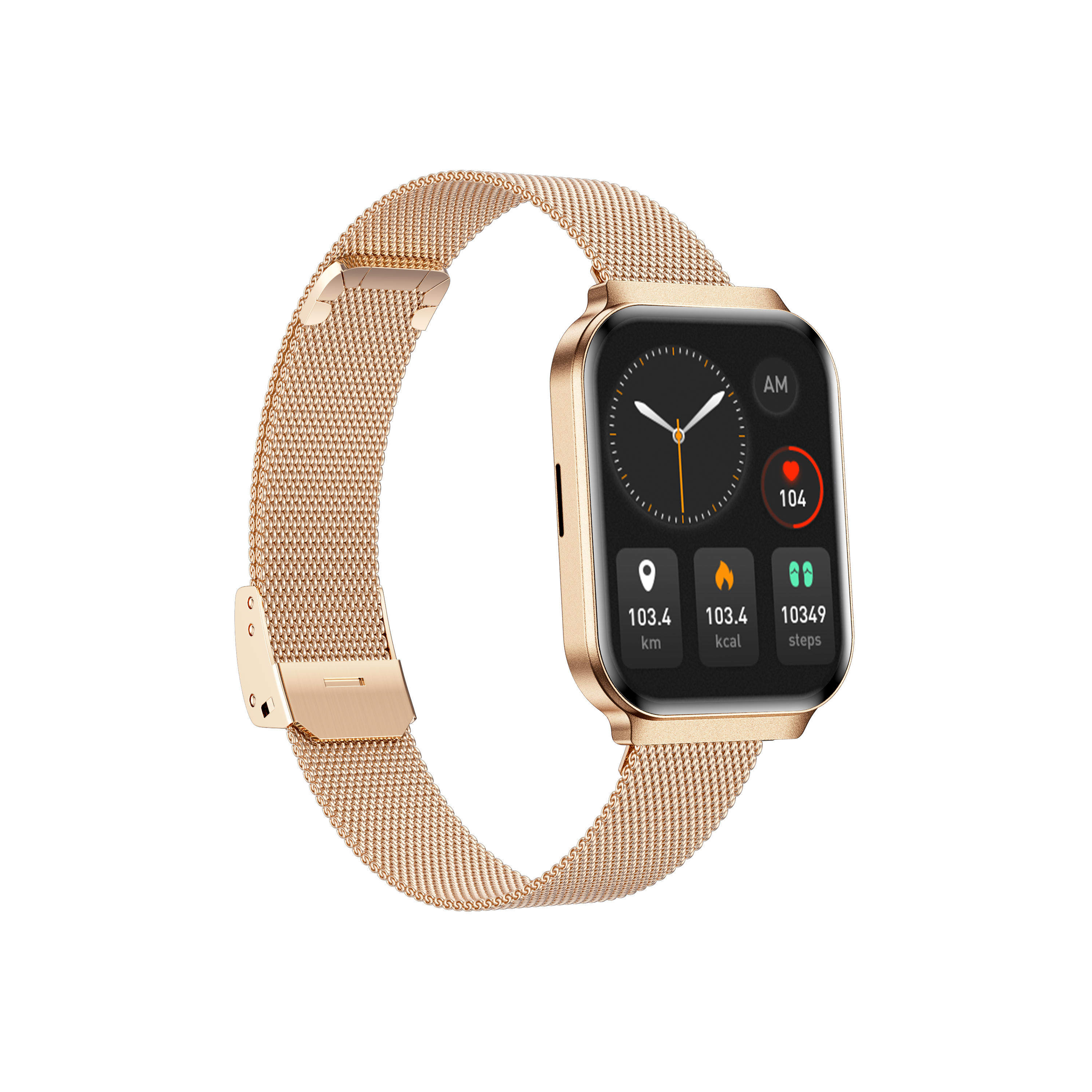 Philippe Palmer Smart Watch LP79 Ultra Thin Gold Mesh - 2