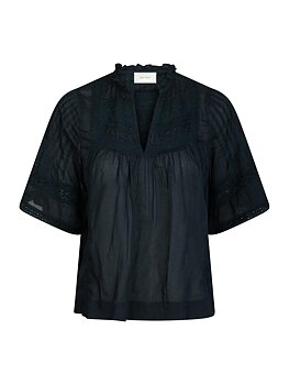 Siama S Voile Blouse Navy