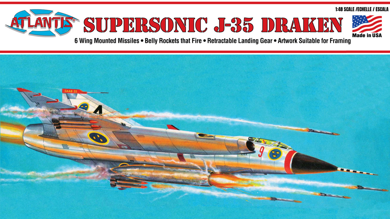 1/48 J-35 Supersonic Draken - 2