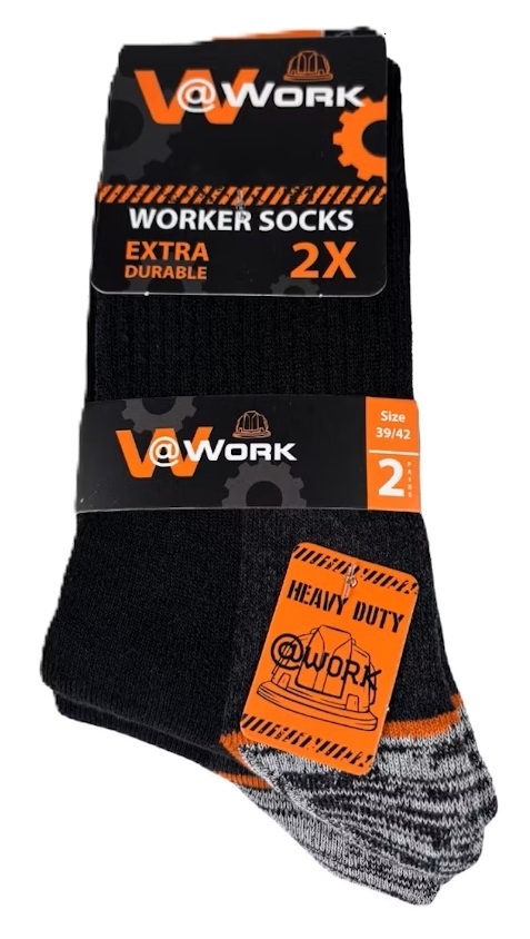 2-Pack Arbetsstrumpor - 2