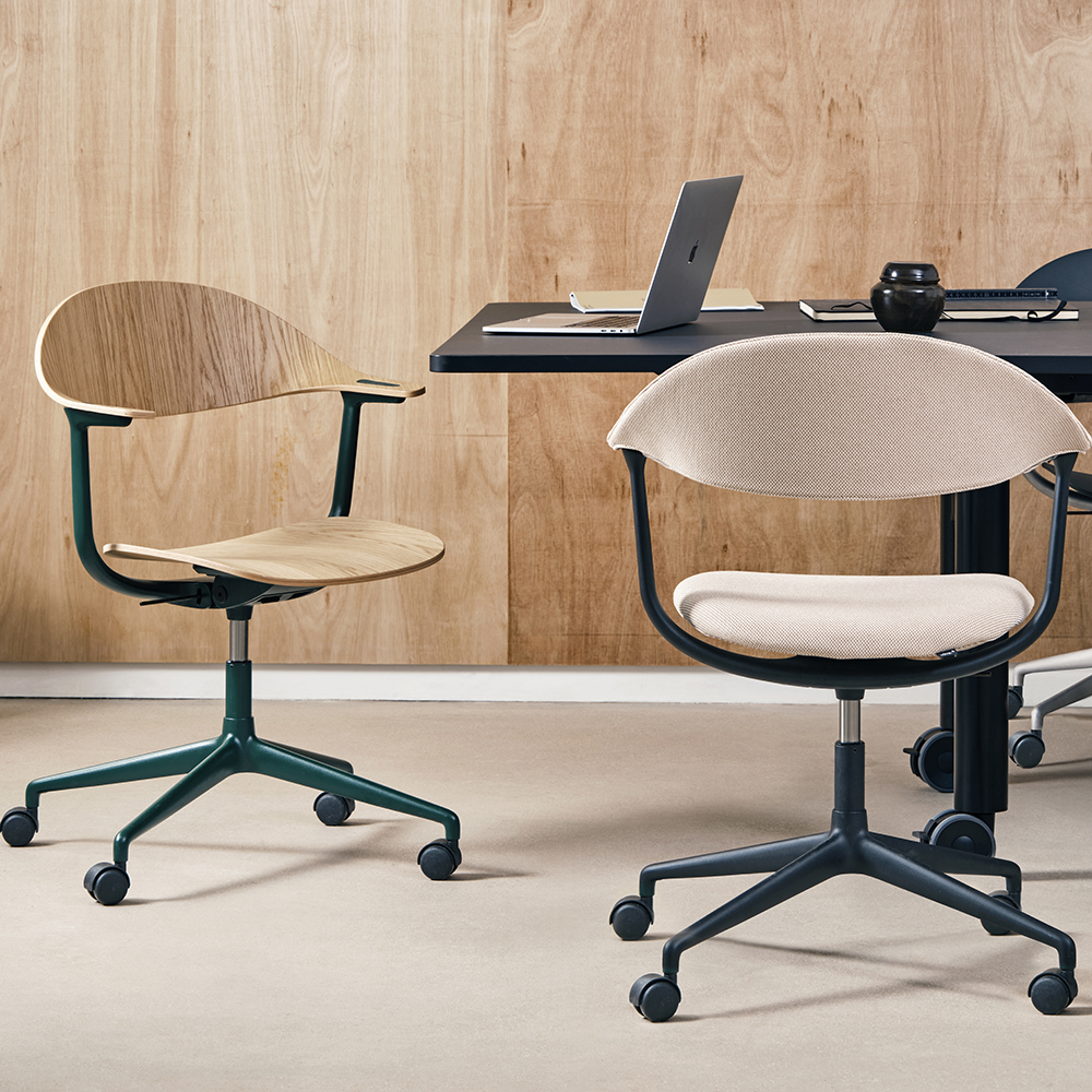 Mynt Desk Chair (upholstered back/seat) - Vitra - 7