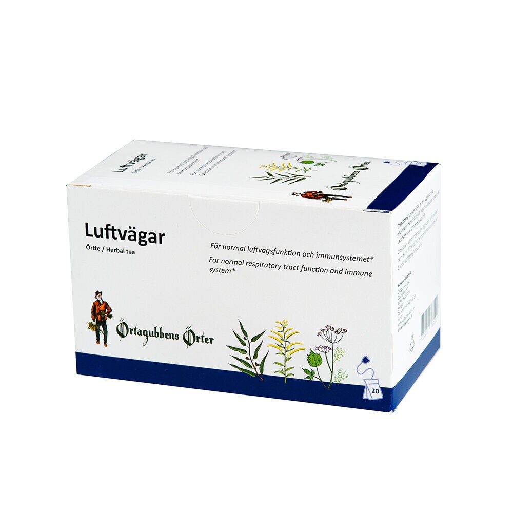 Luftvägar 20 påsar - Örtagubben
