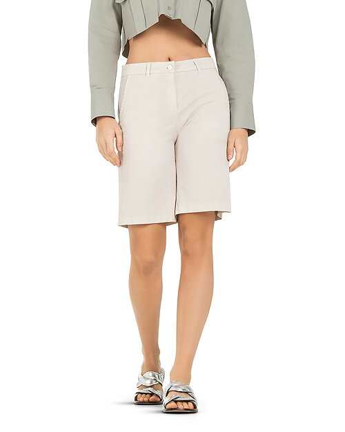 Bermudashorts Stella ljusbeige