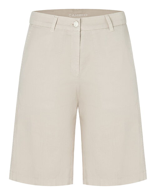 Bermudashorts Stella ljusbeige - 5