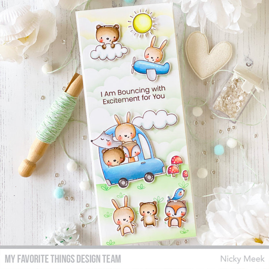 MY FAVORITE THINGS -I'm Glad We Fit STAMP & DIE SET - 3