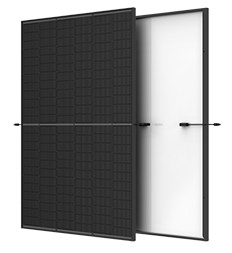 Trina 445W Helsvart, glas-glas