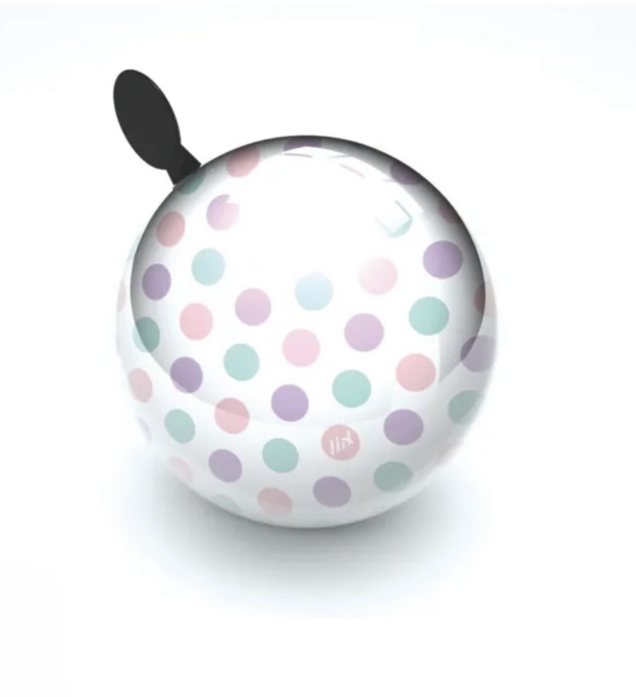 Ringklocka Cykel - Prickar Pastell Mix, Liix
