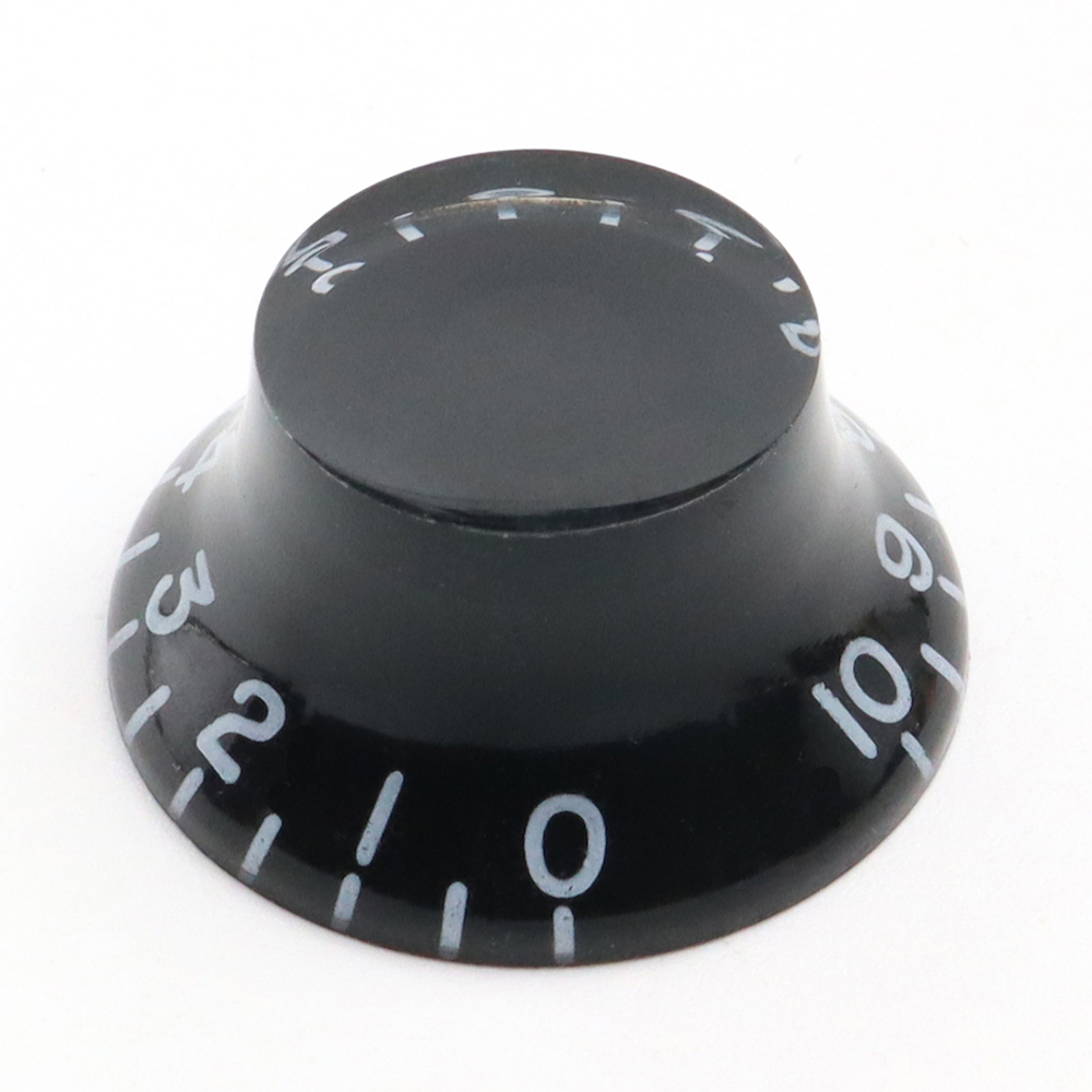 Top Hat Bell Knob, Black Inch size (Left Handed)