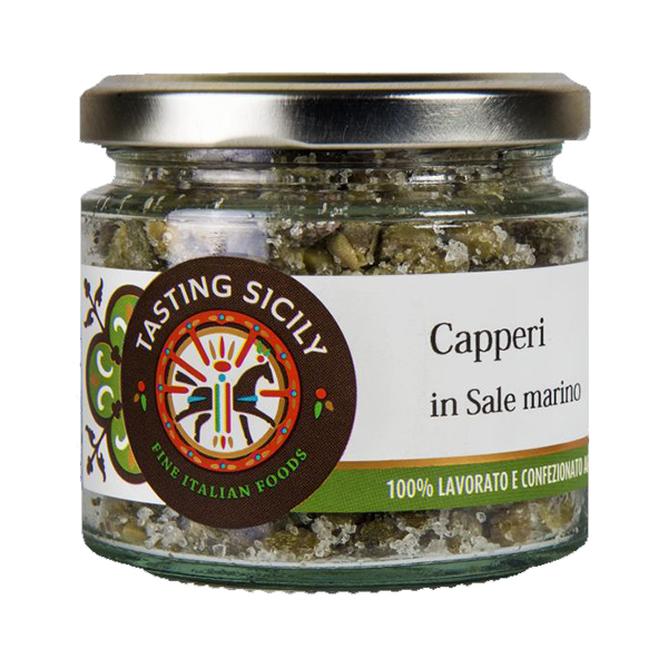 Tasting Sicily Kapris i havssalt,  170 g