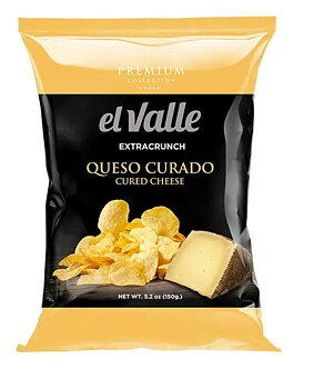 El Valle Potatischips Queso Curado Ost, 150 g