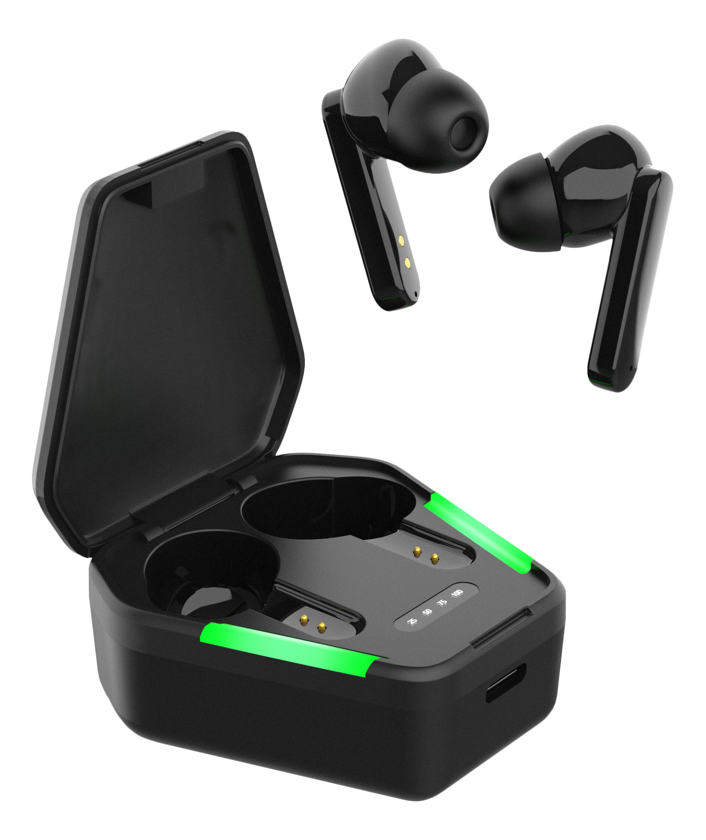 Streetz, True Wireless Stereo, Gaming, in-ear, matt svart - 3