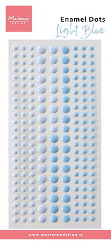 MD Enamel Dots -Duotone Light Blue