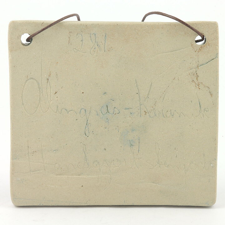ウラ・ウィンブラド  鳥の陶板  13cm  1960年代 (2)