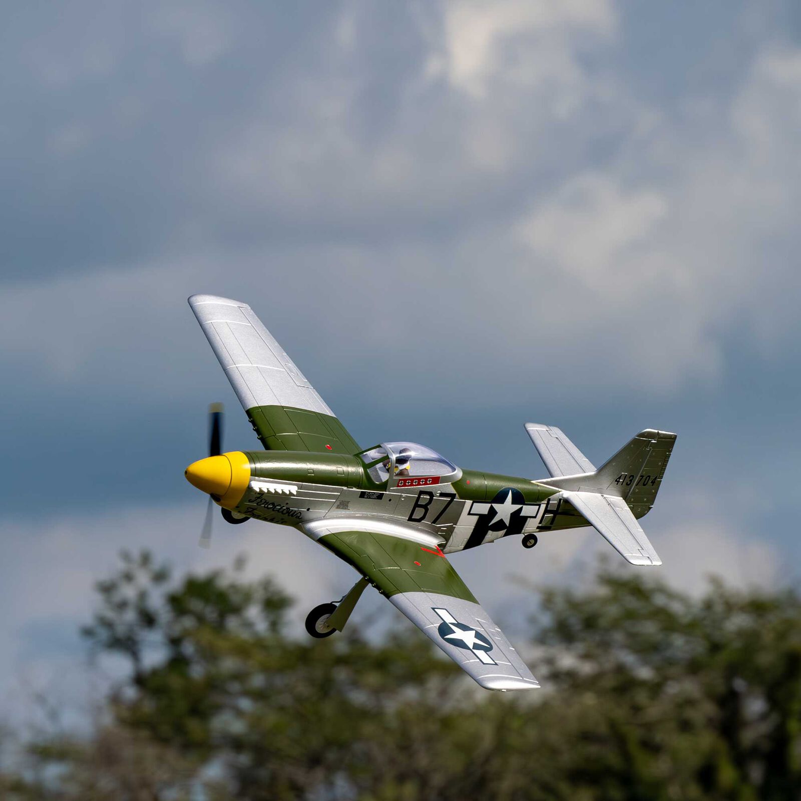 E-flite P-51D Mustang 1.0m BNF Basic with AS3X+ and SAFE Select - 6