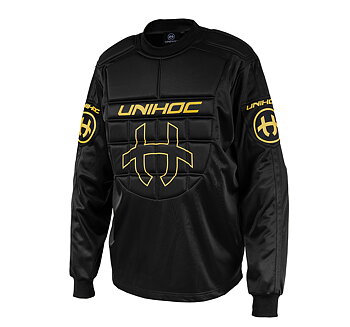 Unihoc Shield Goalie Jersey black/gold