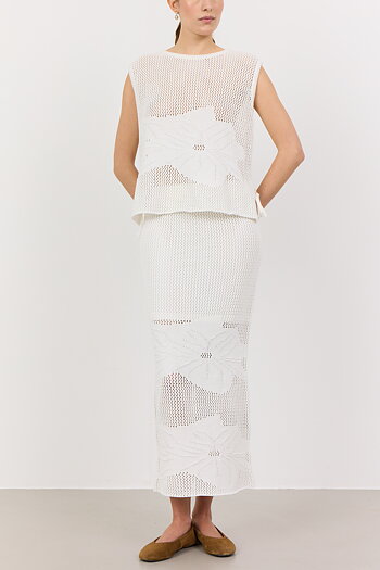 Leveté Room - Lian 2 Skirt Star White
