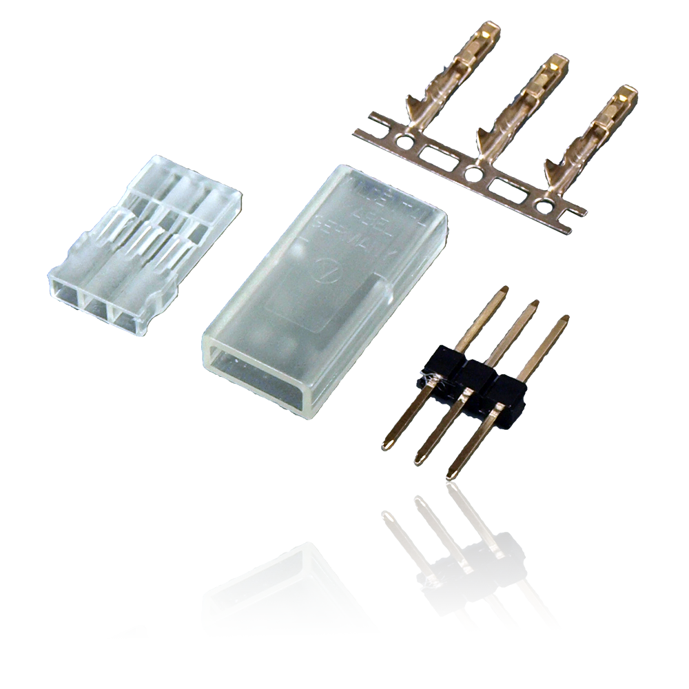 PowerBox 1050 JR connector male, 10 pcs