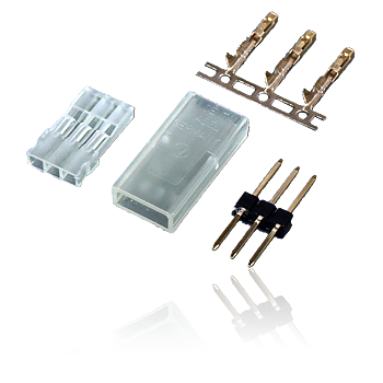 PowerBox 1050 JR connector male, 10 pcs