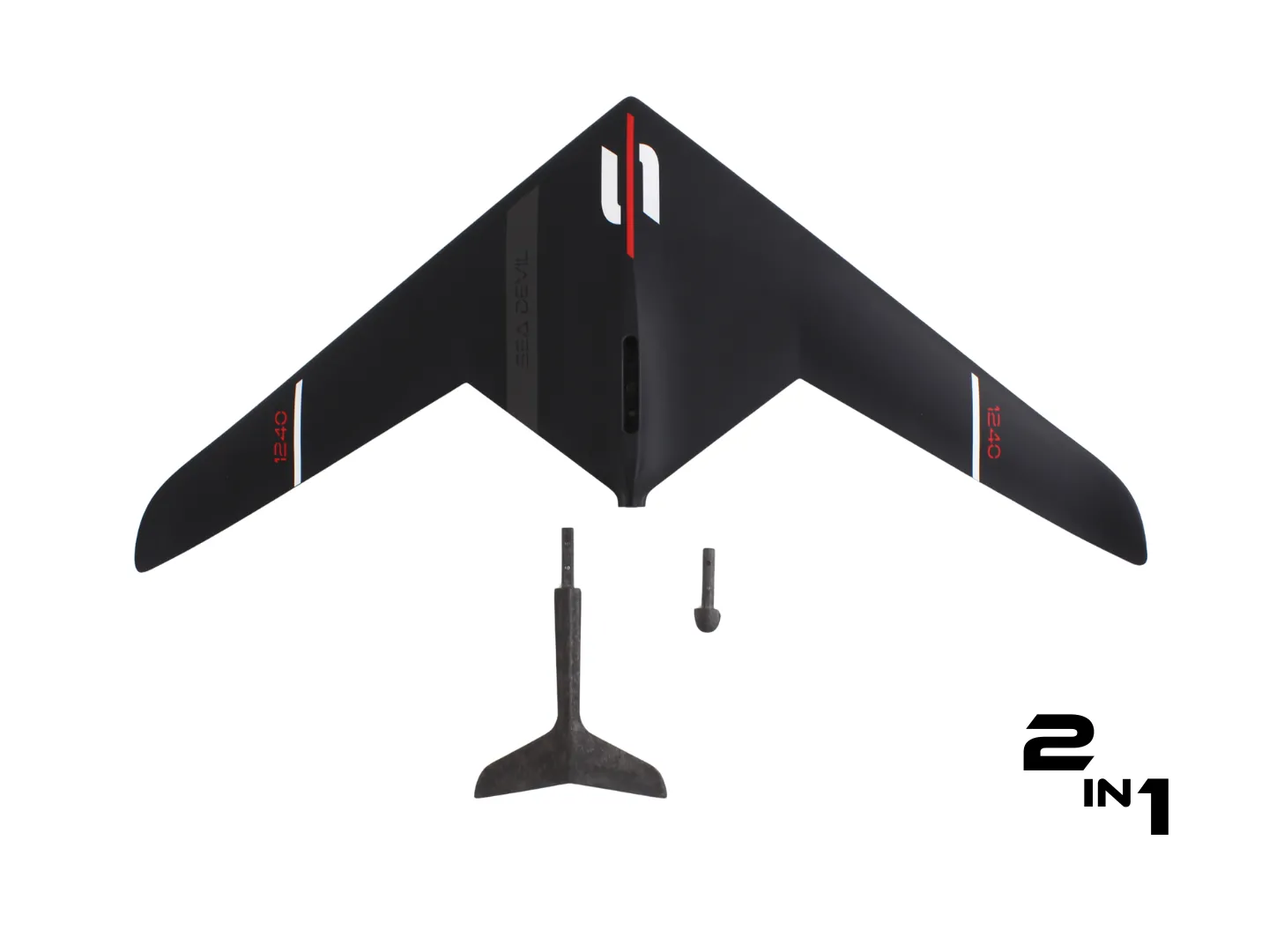 SABFOIL SEA DEVIL 1240 FULL SET | HYDROFOIL 2-IN-1 + MAST KRAKEN 83 - 2