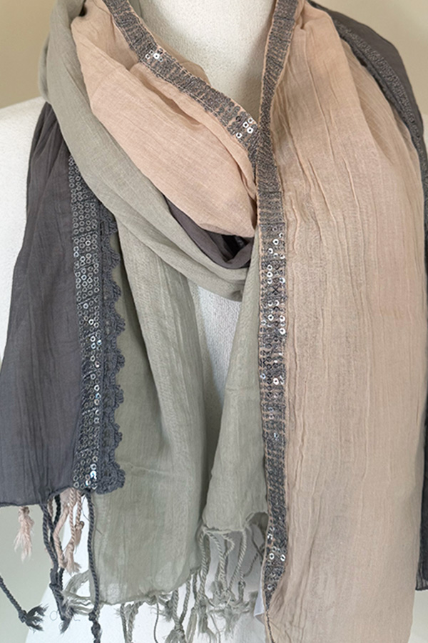 Culture - De Burgues Scarf Rose Dust Mix  - 5