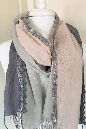 Culture - De Burgues Scarf Rose Dust Mix 