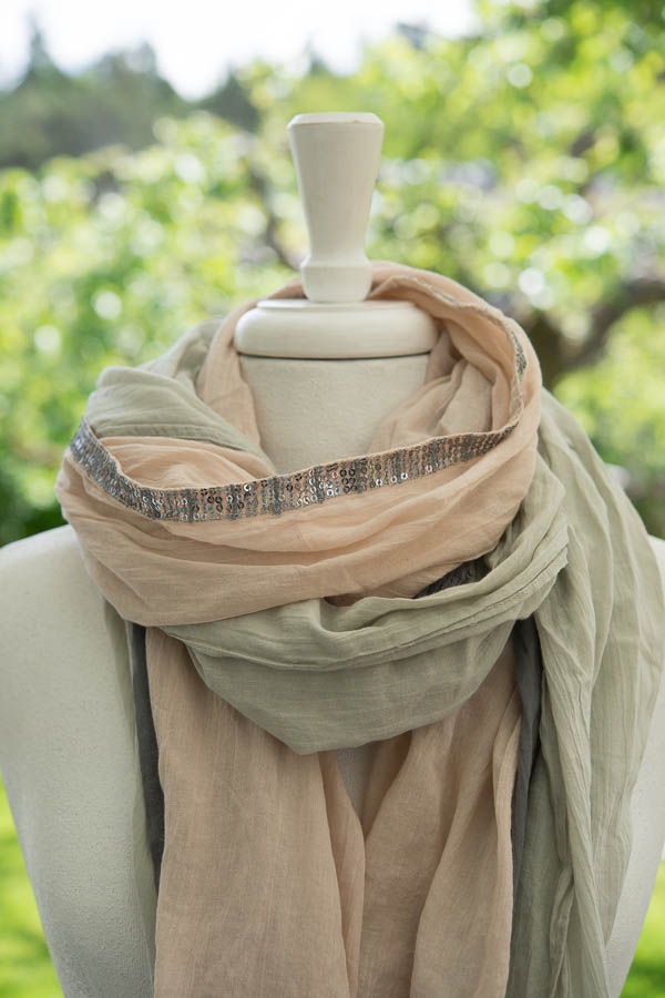 Culture - De Burgues Scarf Rose Dust Mix  - 8