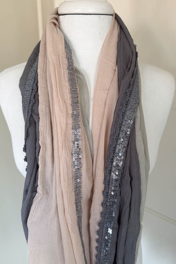 Culture - De Burgues Scarf Rose Dust Mix  - 3