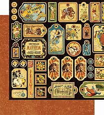 Graphic 45 Le Cirque Collection  -Le Cirque Tags 