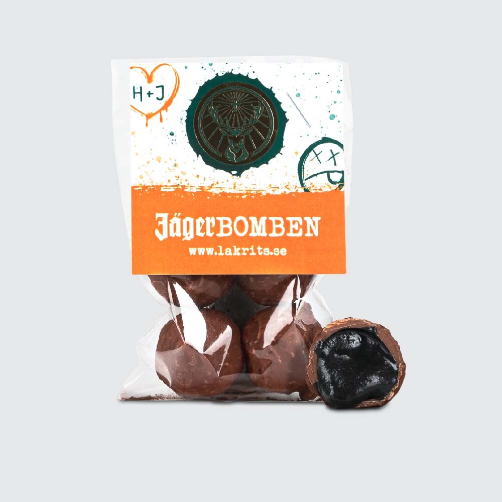 Haupt Lakrits - Jägerbomben - Salmiaklakrits - 48g