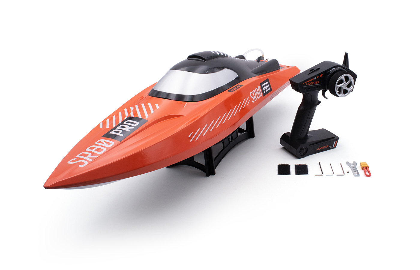 MODSTER Vector SR80 Pro Racing Boat Electric Brushless 4S ARTR red/black - 6