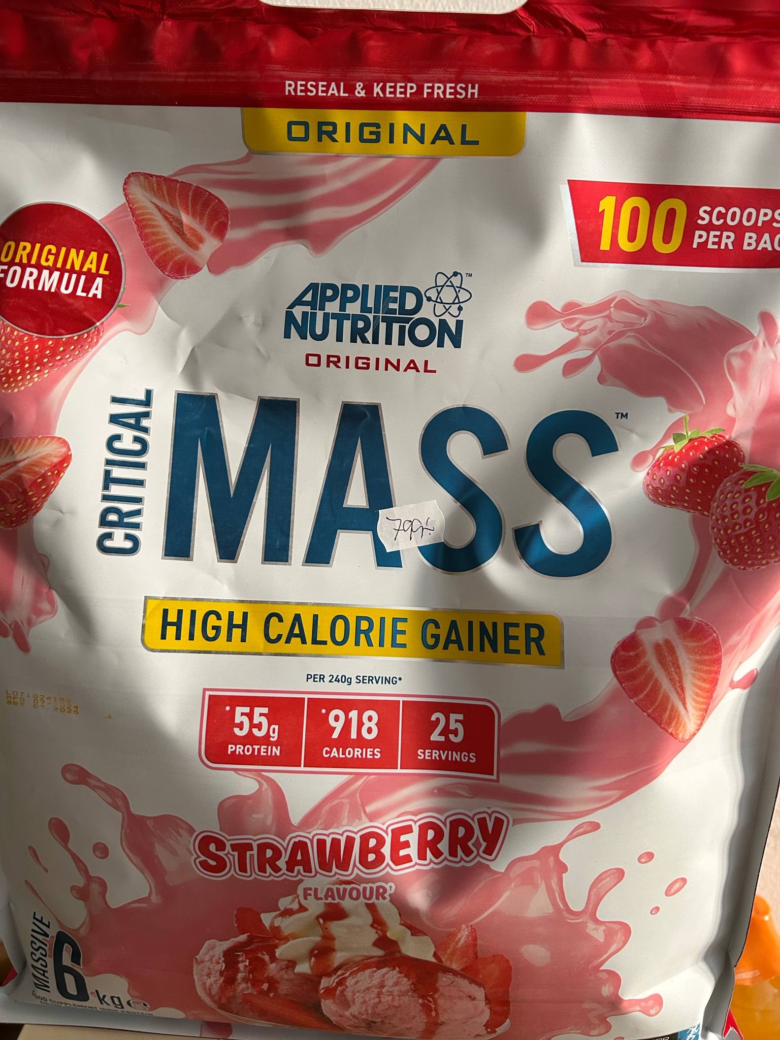 Critical Mass 6kg   Jordgubb