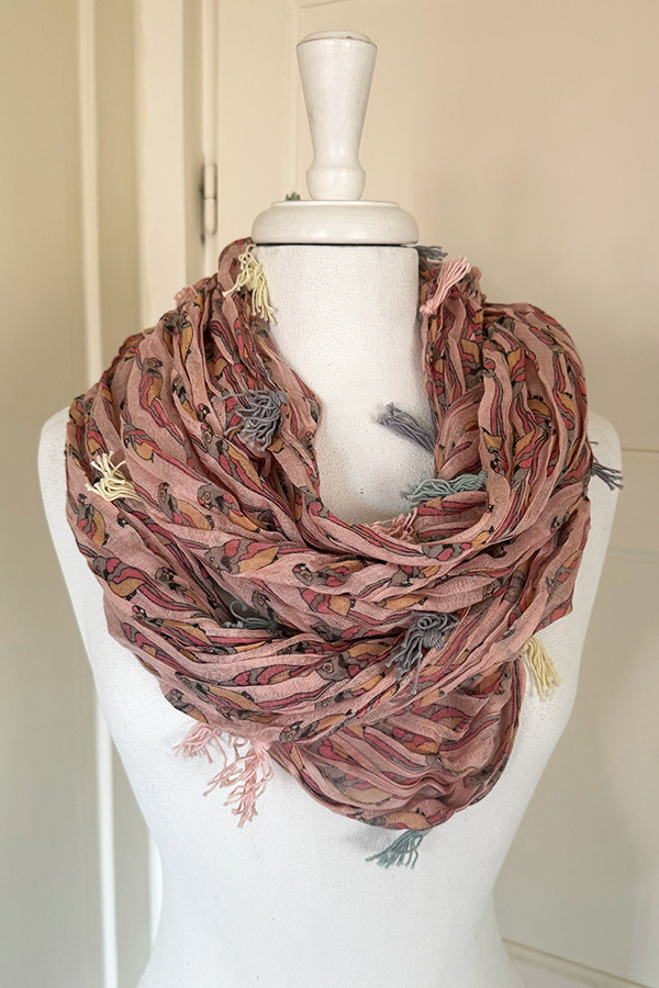 Culture - Rosenquist Tube  Scarf Pink  Combo - 3