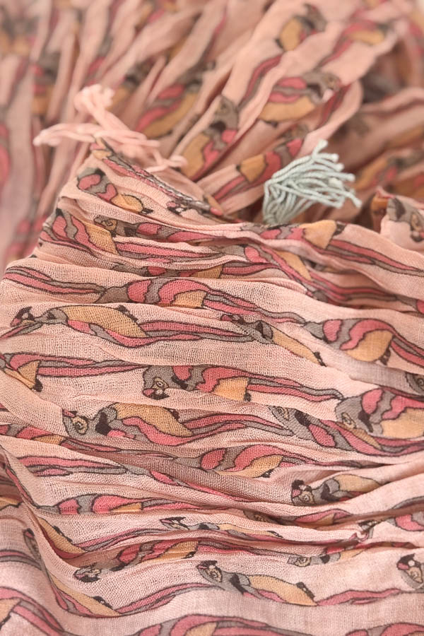 Culture - Rosenquist Tube  Scarf Pink  Combo - 2