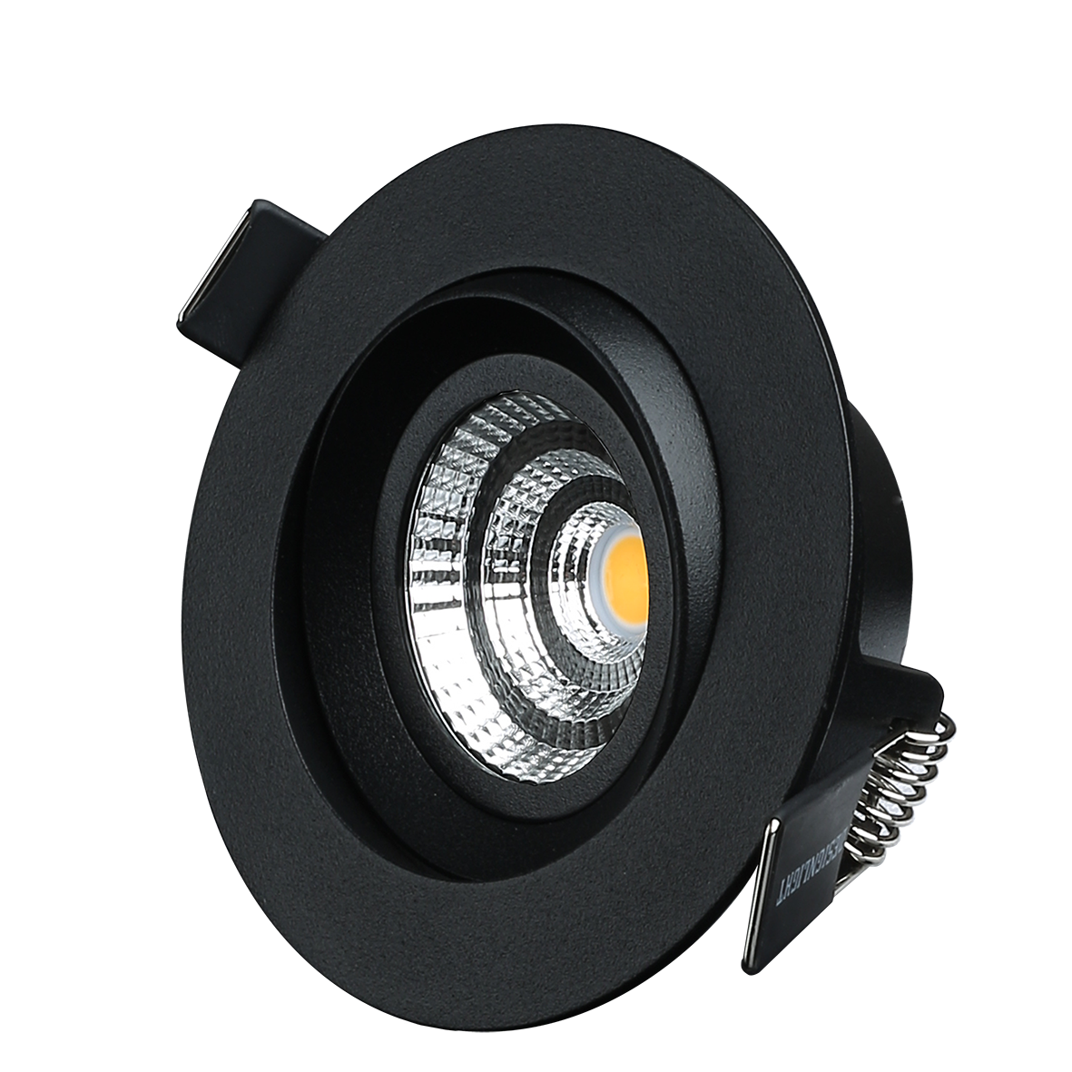 DESIGNLIGHT MPT-306B 7,4W Vinklingsbar 3000K 6-pack Svart