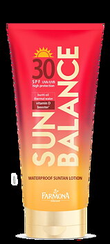 Vandfast solcreme SPF 30 til lys til medium hudtone