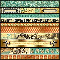 Graphic 45 On the Boardwalk collection -On the Boardwalk Borders 